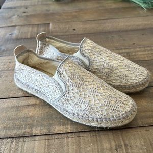 Free People Slip On Woven Espadrilles